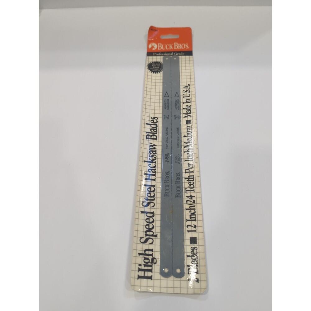 Hacksaw Blades High Speed Steel 24 Teeth 12" Professional Grade 40214 NOS